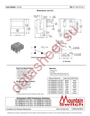 107-SP86-B1-5-03-EV datasheet  